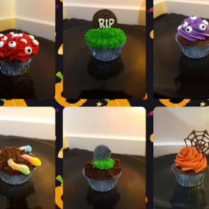 Halloween Themed Cupcakes