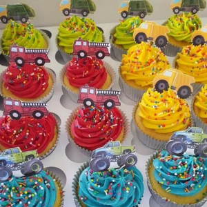 Truck Themed Cupcakes