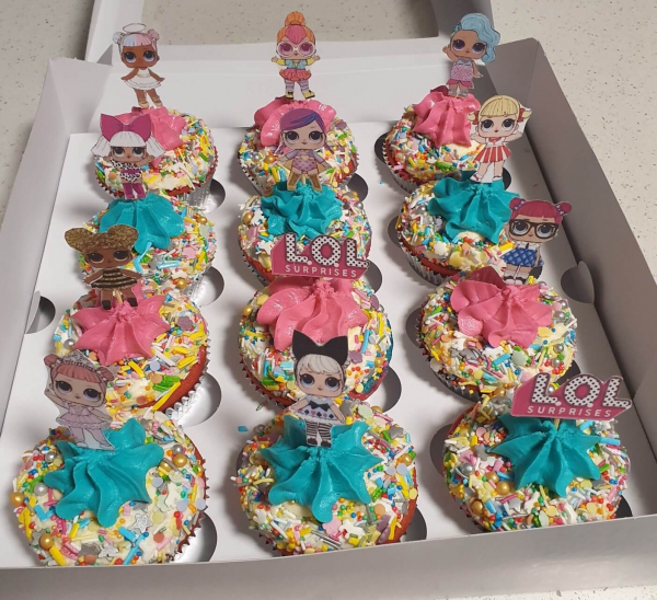 LOL Doll Cupcakes